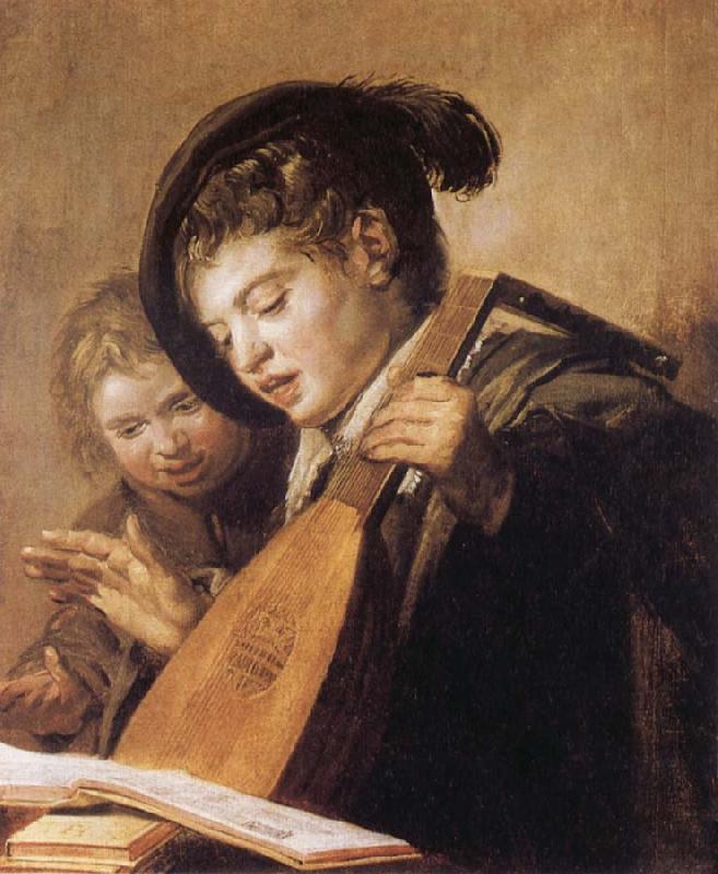 Frans Hals Two Singing Boys